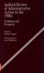 <em>JUDICIAL</em> REVIEW <em>OF</em> ADM<em>IN</em>ISTRATIVE ACTION <em>IN</em> THE 1980S