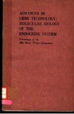 <em>ADVANCES</em> <em>IN</em> GENE TECHNOLOGY:MOLECULAR BIOLOGY <em>OF</em> THE ENDOCR<em>IN</em>E SYSTEM PROCEED<em>IN</em>GS <em>OF</em> THE 18TH MIAMI 