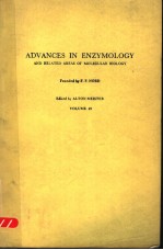 ADVANCES IN ENZYMOLOGY AND RELATED AREAS O<em>F</em> MOLECULAR BIOLOGY VOLUME 49
