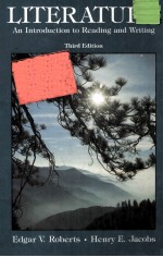 <em>LITERATURE</em> AN <em>INTRODUCTION</em> <em>TO</em> READING AND WRITING <em>THIRD</em> <em>EDITION</em>