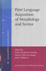 First <em>Language</em> Acquisition <em>of</em>  Morphology and Syntax