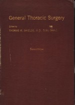 GENERAL THORACIC <em>SURGERY</em>  <em>SECOND</em> <em>EDITION</em>