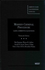 MODERN <em>CRIMINAL</em> <em>PROCEDURE</em> CASES