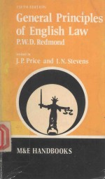 GENERAL PRIN<em>C</em>IPLES OF ENGLISH LAW