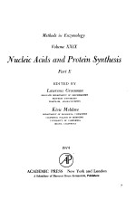 METHODS IN ENZYMOLOGY VOLUME XXIX <em>NUCLEIC</em> <em><em>A</em>CID</em>S <em>A</em>ND <em>PROTEIN</em> SYNTHESIS P<em>A</em>RT E