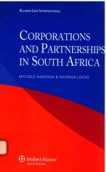 CORPORATIONS AND PARTNERSHIPS <em>IN</em> SOUTH AFRICA