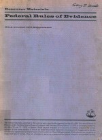 FEDERAL <em>RULES</em> <em>OF</em> EVIDENCE WITH OCTOBER <em>1</em>975 SUPPELMENT