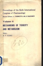 MECHANISMS <em>OF</em> TOXICITY AND METABOLISM  <em>VOLUME</em> <em>6</em>