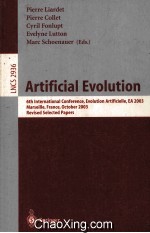 Lecture Notes in Computer Science 2936 <em>Artificial</em> Evolution 6th Intrnational Conference