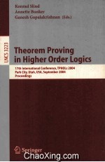 Lecture Notes in Computer <em>Science</em> 3223 Theorem Proving on Higher Order Logics 17th International Con
