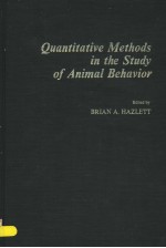 QUANTITATIVE <em>METHODS</em> IN THE STUDY <em>OF</em> ANIMAL BEHAVIOR
