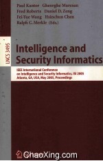 <em>Lecture</em> <em>Notes</em> <em>in</em> <em>Computer</em> <em>Science</em> 3495 <em>In</em>telligence <em>and</em> Security <em>In</em>formatics IEEE <em>In</em>ternational Conf