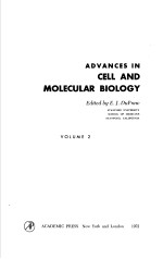 ADVANCES <em>IN</em> CELL AND MOLECULAR BIOLOGY  <em>VOLUME</em> <em>2</em>