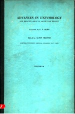 ADVANCES IN ENZYMOLOGY AND RELATED SUBJECTS O<em>F</em> BIOCHEMISTRY VOLUME 39