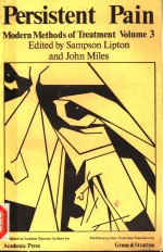 PERSISTENT PAIN:MODERN <em>METHODS</em> <em>OF</em> TREATMENT  VOLUME 3
