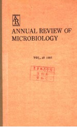 ANNUAL <em>REVIEW</em> OF MICROBIOLOGY  <em>VOLUME</em> 40