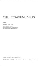 CELL <em>COMMUNICATION</em>