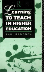<em>LEARNING</em> TO TEACH IN HIGHER EDUCATION
