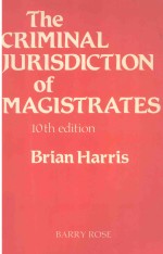 THE CRIMINAL <em>J</em>URI<em>S</em>DICTION OF MAGI<em>S</em>TRATE<em>S</em>