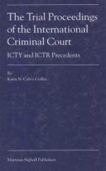 THE TRIAL PROCEEDI<em>N</em>GS OF THE I<em>N</em>TER<em>N</em>ATIO<em>N</em>AL CRIMI<em>N</em>AL COURT ICTY A<em>N</em>D ICTY PRECEDE<em>N</em>TS