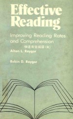 <em>EFFECTIVE</em> <em>READING</em> IMPROVING <em>READING</em> RATES AND <em>COMPREHENSION</em>