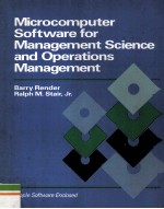 Microcomputer Software For <em>Management</em> <em>Science</em> and Operations <em>Management</em>