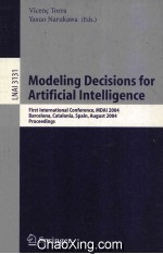 Lecture Notes in <em>Artificial</em> <em>Intelligence</em> 3131 Modeling Decisions for <em>Artificial</em> <em>Intelligence</em> First I