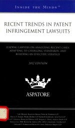 RECENT TRENDS IN <em>PATENT</em> INFRINGEMENT LAWSUITS