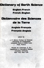 DICTION OF EARTH <em>SCIENCE</em> DICTIONNAIRE  DES <em>SCIENCE</em>S