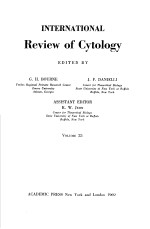 <em>IN</em>TERNATIONAL REIEW <em>OF</em> CYTOLOGY  <em>VOLUME</em> 25