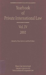YEARBOOK <em>OF</em> PRIVATE <em>IN</em>TERNATIONAL LAW  <em>VOLUME</em>Ⅳ-2002