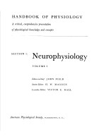 HANDBOOK <em>OF</em> PHYSIOLOGY  SECTION 1:NEUROPHYSIOLOGY  <em>VOLUME</em> Ⅰ