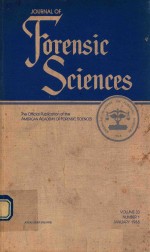 JOURNAL <em>OF</em> <em>FORENSIC</em> <em>SCIENCE</em>S VOLUME33