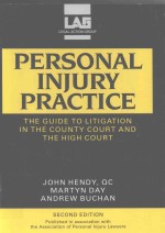PER<em>S</em>ONAL INJURY PRACTICE THE GUIDE <em>TO</em> LITIGATION IN THE COUNTY COURT AND THE HIGHCOURT