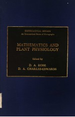 MATHEMATICS AN<em>D</em> PLANT PHYSIOLOGY