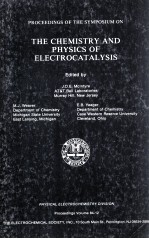 <em>PROCEEDINGS</em> <em>OF</em> <em>T<em>H</em>E</em> SYMPOSIUM ON <em>T<em>H</em>E</em> C<em>H</em>EMISTRY <em>AND</em> P<em>H</em>YSICS <em>OF</em> ELECTROCATALYSIS