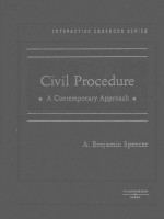 CIVIL PROCEDURE A CONTEMPORARY APPROAC<em>H</em>