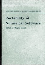 <em>Lecture</em> <em>Notes</em> <em>in</em> <em>Computer</em> <em>Science</em> 57 Portability <em>of</em> Numerical S<em>of</em>tware