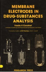 MEMBRANE ELECTRODES <em>IN</em> DRUG-SUBSTANCES ANALYSIS