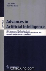 Lecture Notes in <em>Artificial</em> <em>Intelligence</em> 4509 Advances in <em>Artificial</em> <em>Intelligence</em> 20th Conference of