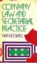 COMPANY LAW <em>AND</em> SECETARIAL <em>PRACTICE</em>