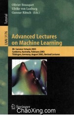 Lecture Notes in Artificial Inrelligence 3176 Advanced Lectures <em>on</em> Machine <em>Learning</em> ML Summer School