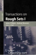 <em>Lecture</em> <em>Notes</em> <em>in</em> <em>Computer</em> <em>Science</em> 3100 Transactions on Rough Sets I