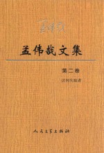 孟伟哉文集  第2卷  访问失踪者