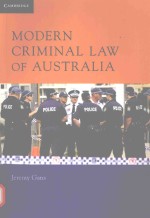 MODERN CRIMINAL <em>LAW</em> <em>OF</em> AUSTRALIA