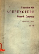 <em>PROCEED<em>IN</em>GS</em> NIH ACUPUNCTURE  <em>RESEARCH</em> C<em>ON</em>FERENCE