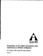 <em>PROCEEDINGS</em> <em>OF</em> THE EIGHTH <em>INTERNATI<em>ON</em>AL</em> JOINT <em>C<em>ON</em>FERENCE</em> <em>ON</em> ARTIFICIAL INTELLIGENCE  <em>VOLUME</em> 2
