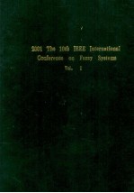 2001 <em>The</em> 10th IEEE International Conference on Fuzzy Systems Vol.1