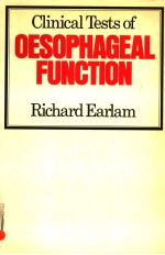 CL<em>IN</em>ICAL TESTS <em>OF</em> OESOPHAGEAL <em>FUNCTION</em>