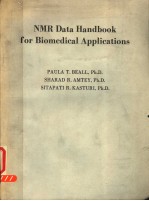 NM<em>R</em> DATA HANDBOOK FO<em>R</em> BIOMEDICAL APPLICATIONS